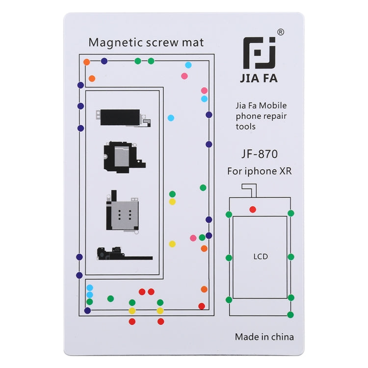 Scheda a vite con cuscinetto magnetico JIAFA JF-870 per iPhone XR, For iPhone XR Scheda a vite con cuscinetto magnetico JIAFA JF-870 per iPhone XR, For iPhone XR